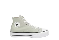 Converse Womens Chuck Taylor All Star High Top Platform Sneaker - Pale Green -Chic Shoe Shop US 01 401834 01