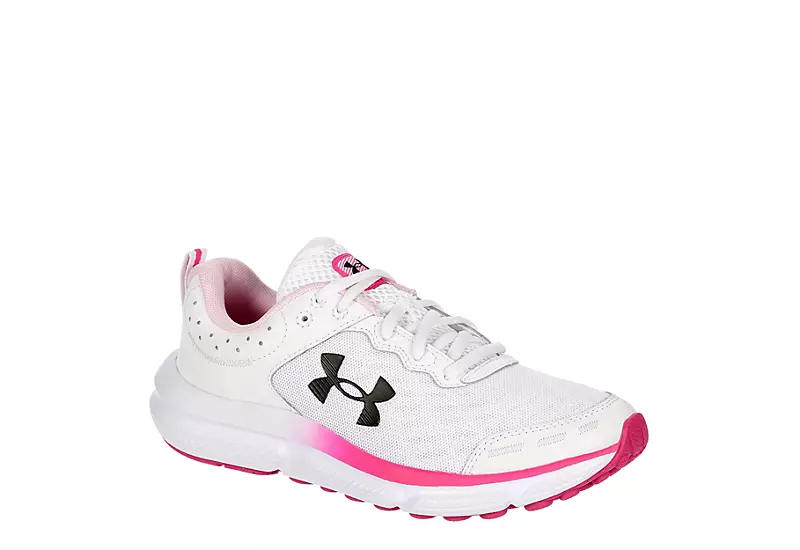 Under Armour Womens Charged Assert 10 Running Shoe - White 3 Under Armour Womens Charged Assert 10 Running Shoe - White