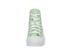 Converse Womens Chuck Taylor All Star Lugged High Top Sneaker - Green -Chic Shoe Shop US 01 401854 02