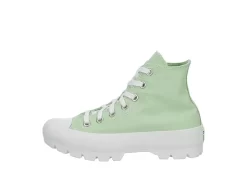 Converse Womens Chuck Taylor All Star Lugged High Top Sneaker - Green -Chic Shoe Shop US 01 401854 03