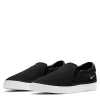 Nike Womens Court Legacy Slip On Sneaker - Black -Chic Shoe Shop US 01 430391 00