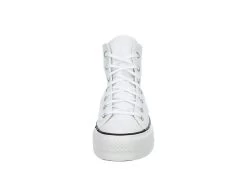Converse Womens Chuck Taylor All Star High Top Platform Sneaker - White -Chic Shoe Shop US 01 431055 02