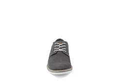 Nunn Bush Mens Barklay Canvas Oxford - Dark Grey -Chic Shoe Shop US 01 500464 02