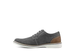 Nunn Bush Mens Barklay Canvas Oxford - Dark Grey -Chic Shoe Shop US 01 500464 03