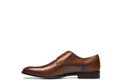 Florsheim Mens Sorrento Plain Toe Single Monk Strap Oxford - Cognac -Chic Shoe Shop US 01 500807 03