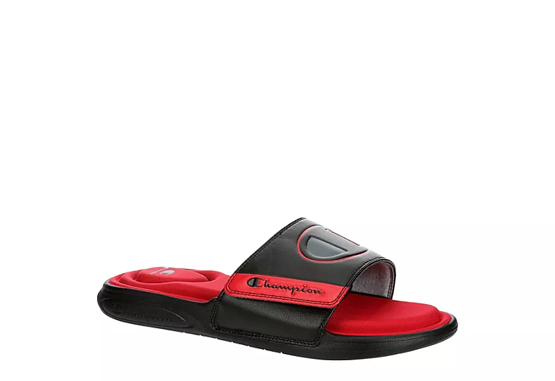 Champion Mens Vital Foam Slide Sandal - Black 3 Champion Mens Vital Foam Slide Sandal - Black