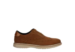 Stacy Adams Mens Swift Wingtip Lace-up Oxford - Cognac -Chic Shoe Shop US 01 501416 01