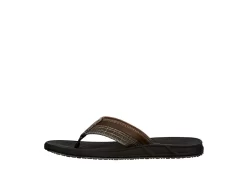 Day Five Mens Board Walk Flip Flop Sandal - Brown -Chic Shoe Shop US 01 501730 03