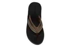 Day Five Mens Board Walk Flip Flop Sandal - Brown -Chic Shoe Shop US 01 501730 05