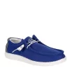 Heydude Mens Wally Slip On Sneaker - Blue 1 Heydude Mens Wally Slip On Sneaker - Blue -Chic Shoe Shop US 01 501809 00