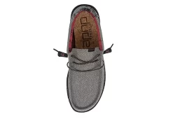Heydude Mens Wally Slip On Sneaker - Grey -Chic Shoe Shop US 01 501908 05