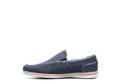 Florsheim Mens Montigo Canvas Venetian Loafer Oxford - Navy -Chic Shoe Shop US 01 502198 03