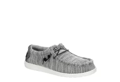 Heydude Mens Wally Slip On Sneaker - Pale Grey