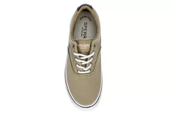 Sperry Mens Halyard Cvo Sneaker - Khaki -Chic Shoe Shop US 01 502259 05