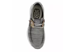 Heydude Mens Sirocco Slip On Sneaker - Grey -Chic Shoe Shop US 01 502322 05