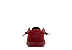 Heydude Mens Wally Slip On Sneaker - Red 12 Heydude Mens Wally Slip On Sneaker - Red -Chic Shoe Shop US 01 502323 03