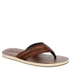 Restoration Mens Delmare Flip Flop Sandal - Brown -Chic Shoe Shop US 01 502362 00
