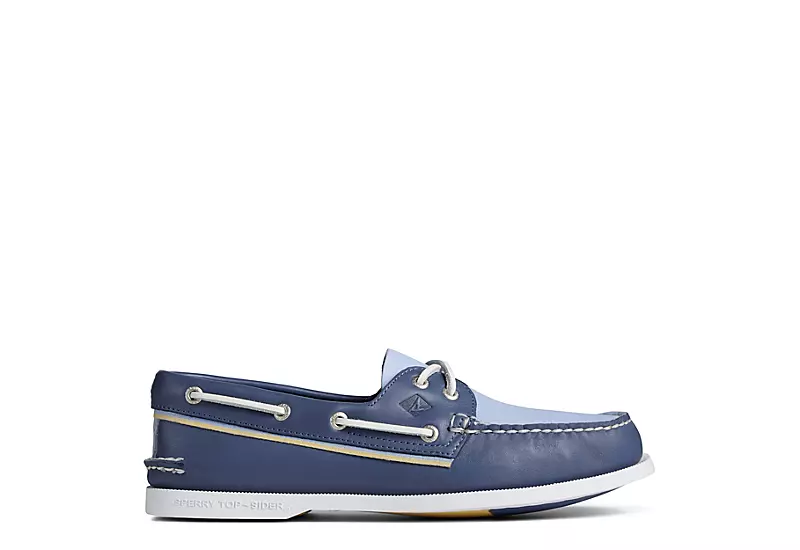 Sperry Mens Ao 2-eye Boat Shoe - Blue 4 Sperry Mens Ao 2-eye Boat Shoe - Blue - Image 2