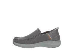 Skechers Mens Slip-ins Parson Slip On Sneaker - Grey 12 Skechers Mens Slip-ins Parson Slip On Sneaker - Grey -Chic Shoe Shop US 01 502403 03