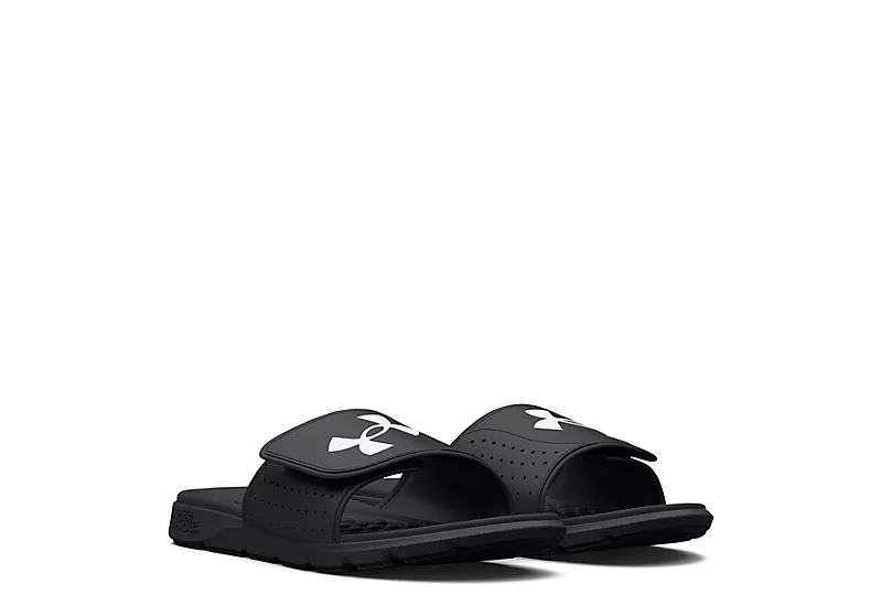 Under Armour Mens Ignite Pro Slide Sandal - Black 3 Under Armour Mens Ignite Pro Slide Sandal - Black