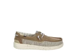 Heydude Mens Welsh Boat Shoe - Tan -Chic Shoe Shop US 01 502440 01