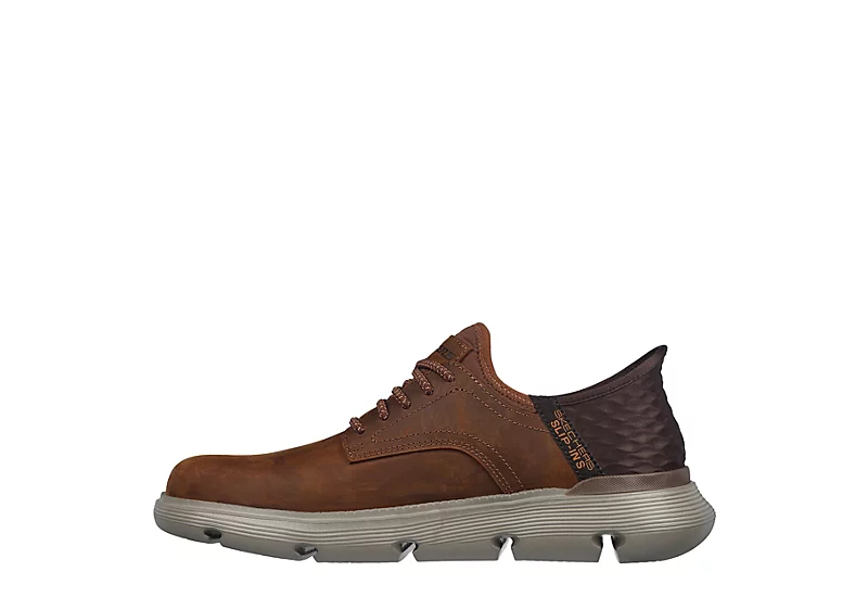 Skechers Mens Slip-ins Garza Sneaker - Brown 5 Skechers Mens Slip-ins Garza Sneaker - Brown - Image 3