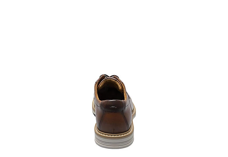 Florsheim Mens Norwalk Plain Toe Oxford - Cognac 7 Florsheim Mens Norwalk Plain Toe Oxford - Cognac - Image 5
