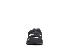 Columbia Mens Ankle Strap Outdoor Sandal - Black -Chic Shoe Shop US 01 502669 02