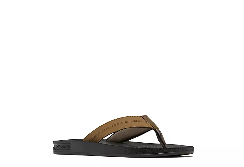 Columbia Mens Tidal Ray Pfg Flip Flop Sandal - Brown 3 Columbia Mens Tidal Ray Pfg Flip Flop Sandal - Brown