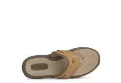 Sperry Mens Outer Banks Flip Flop Sandal - Tan -Chic Shoe Shop US 01 502722 04