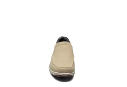 Florsheim Mens Lakeside Canvas Moc Toe Slip On Oxford - Sand -Chic Shoe Shop US 01 502786 02