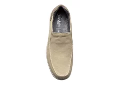 Florsheim Mens Lakeside Canvas Moc Toe Slip On Oxford - Sand -Chic Shoe Shop US 01 502786 05