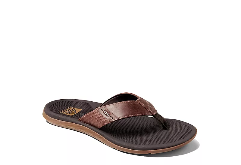 Reef Mens Santa Ana Flip Flop Sandal - Brown 3 Reef Mens Santa Ana Flip Flop Sandal - Brown