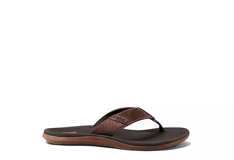 Reef Mens Santa Ana Flip Flop Sandal - Brown 4 Reef Mens Santa Ana Flip Flop Sandal - Brown - Image 2