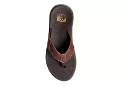 Reef Mens Santa Ana Flip Flop Sandal - Brown 11 Reef Mens Santa Ana Flip Flop Sandal - Brown -Chic Shoe Shop US 01 502848 02