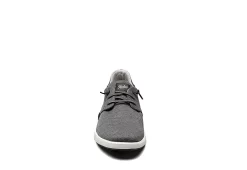 Florsheim Mens Crossover Canvas Plain Toe Slip On Sneaker - Black -Chic Shoe Shop US 01 502870 02