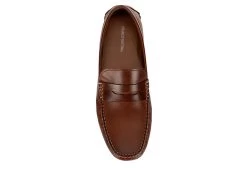 Franco Fortini Mens Daven Penny Loafer Oxford - Cognac -Chic Shoe Shop US 01 524048 05