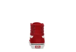 Vans Mens Filmore High Top Sneaker - Red -Chic Shoe Shop US 01 600672 04