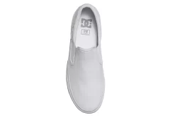 Dc Shoes Mens Trase Slip On Sneaker - White -Chic Shoe Shop US 01 600695 03