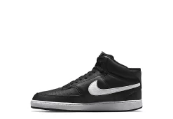 Nike Mens Court Vision Mid Sneaker - Black -Chic Shoe Shop US 01 600796 02