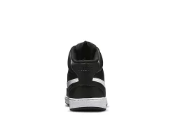 Nike Mens Court Vision Mid Sneaker - Black -Chic Shoe Shop US 01 600796 03