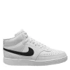 Nike Mens Court Vision Mid Sneaker - White 1 Nike Mens Court Vision Mid Sneaker - White -Chic Shoe Shop US 01 600814 00