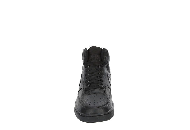 Nike Mens Court Vision Mid Sneaker - Black 5 Nike Mens Court Vision Mid Sneaker - Black - Image 3