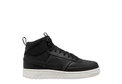 Nike Mens Court Vision Mid Winter Sneaker Boot - Black
