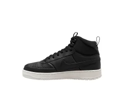 Nike Mens Court Vision Mid Winter Sneaker Boot - Black -Chic Shoe Shop US 01 601110 02