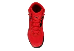 Puma Mens Playmaker Pro Mid Basketball Shoe - Red 14 Puma Mens Playmaker Pro Mid Basketball Shoe - Red -Chic Shoe Shop US 01 601241 05