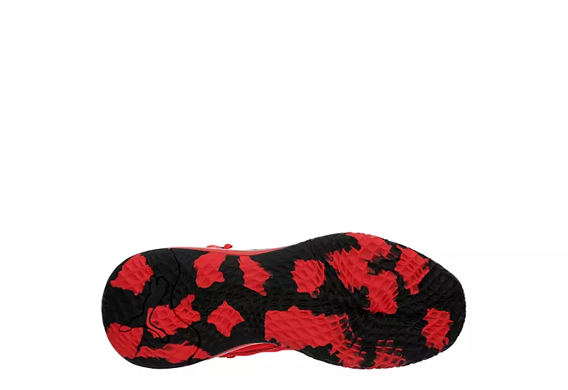 Puma Mens Playmaker Pro Mid Basketball Shoe - Red 9 Puma Mens Playmaker Pro Mid Basketball Shoe - Red - Image 7