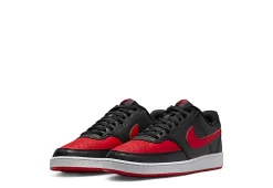 Nike Mens Court Vision Low Sneaker - Black