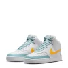Nike Mens Court Vision Mid Sneaker - White -Chic Shoe Shop US 01 601342 00