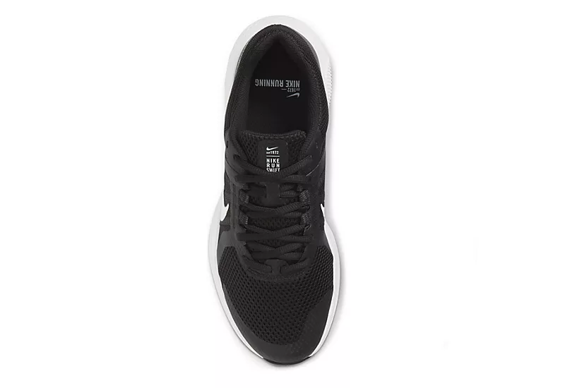 Nike Mens Run Swift 2 Running Shoe - Black 7 Nike Mens Run Swift 2 Running Shoe - Black - Image 5